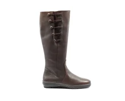 Mulher Camport Botas De Cano Alto^Bota Griffe Castanho Escuro