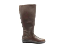 Mulher Camport Botas De Cano Alto^Bota Griffe Castanho Escuro
