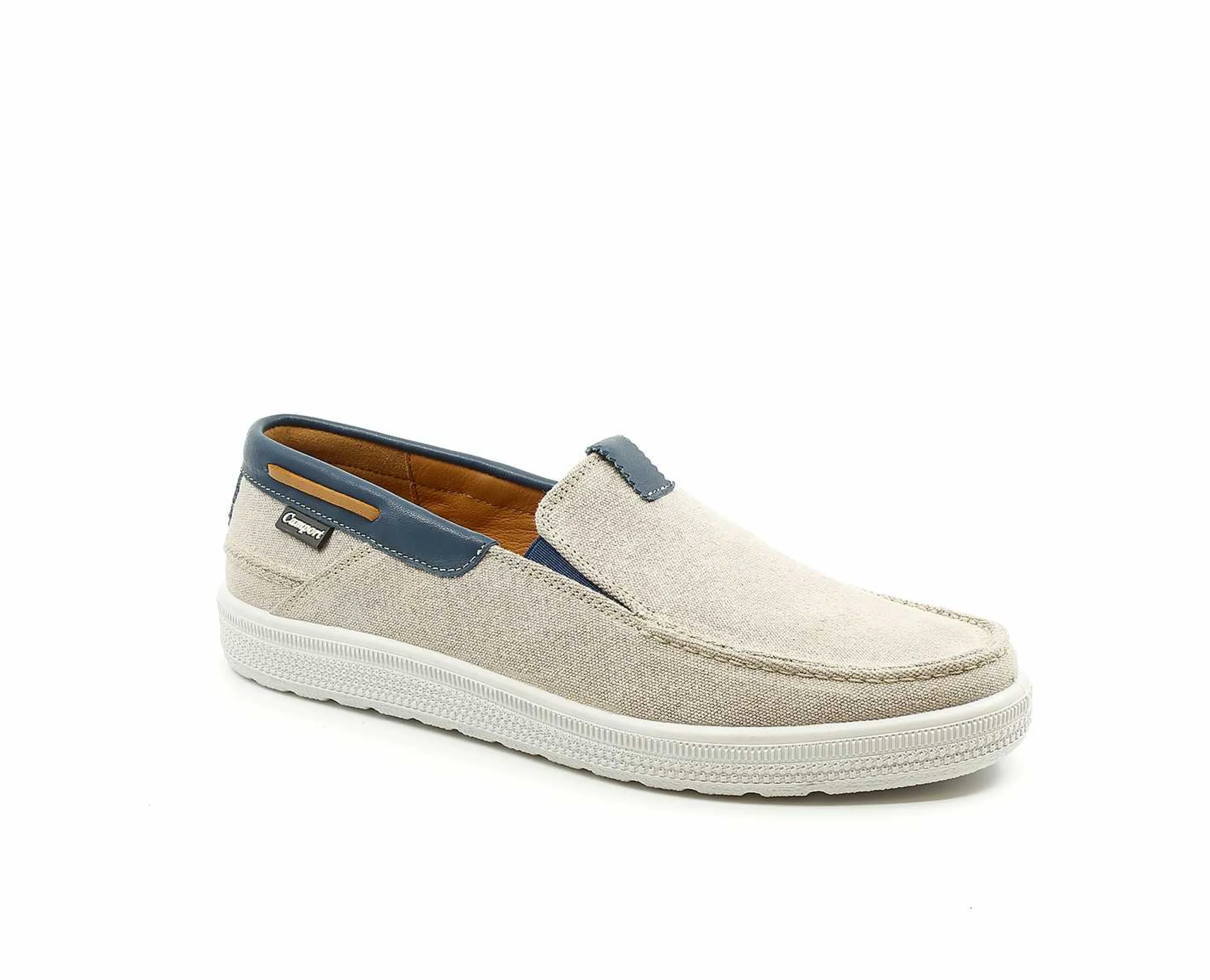 Homem Camport Mocassins^Mocassin Alaska Bege Claro