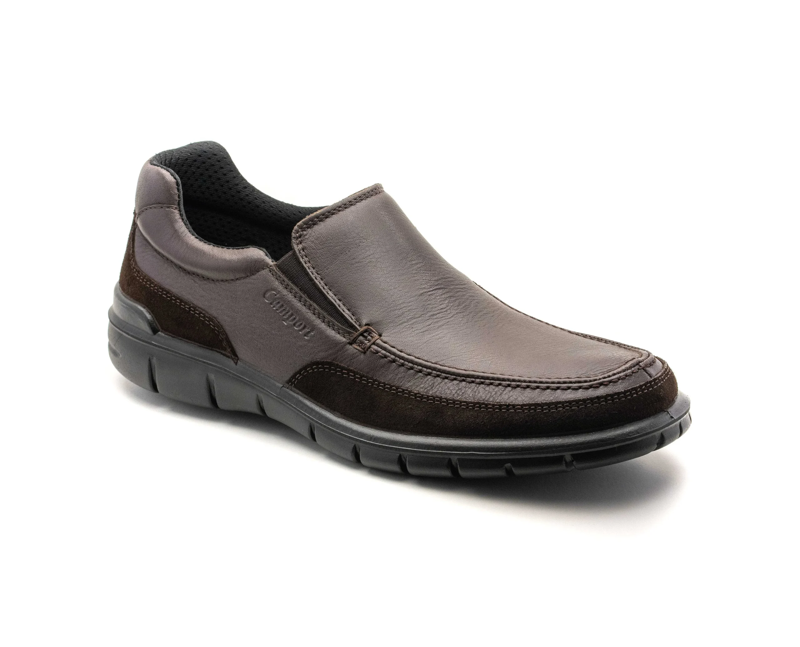 Homem Camport Mocassins^Mocassin Walking Castanho Escuro