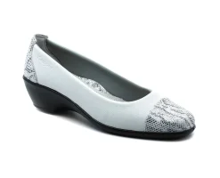 Mulher Camport Sapatos^Sapato Dress Code Stretch Branco