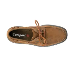 Homem Camport Mais Procurado^Sapato Pu Boat Castanho Chocolate