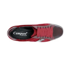 Mulher Camport Sapatilhas^Sapato Silver Bordeaux
