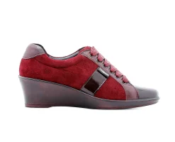 Mulher Camport Sapatilhas^Sapato Silver Bordeaux