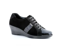 Mulher Camport Sapatilhas^Sapato Silver Preto