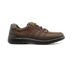 Homem Camport Sapatos^Sapato Softwalk Castanho Escuro