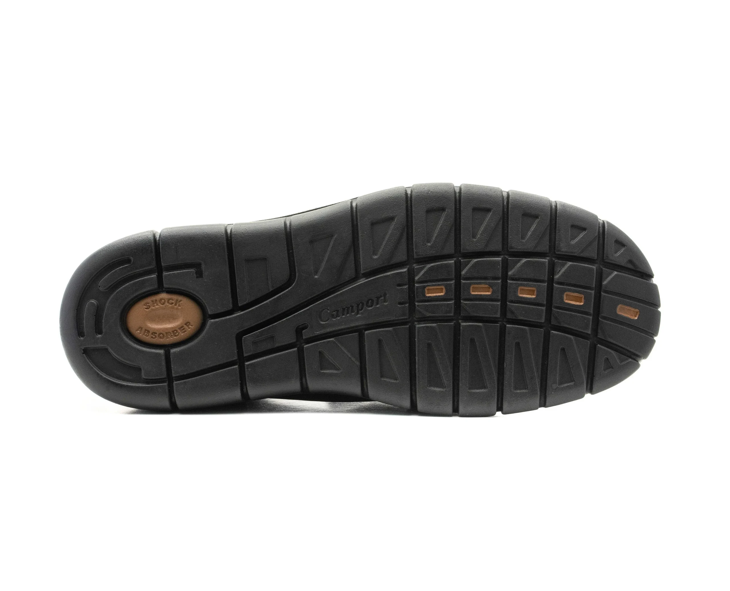 Homem Camport Mocassins^Sapato Walking Castanho Escuro
