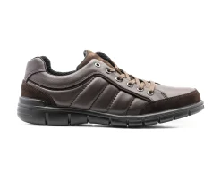 Homem Camport Sapatos^Sapato Walking Castanho Escuro